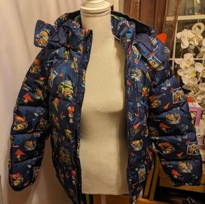 POLO RALPH LAUREN Boys' Quilted Hooded Puffer Jacket Bears School $215